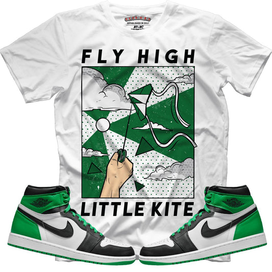 Fly High Little Kite (Air Jordan 1 Lucky Green) T-Shirt