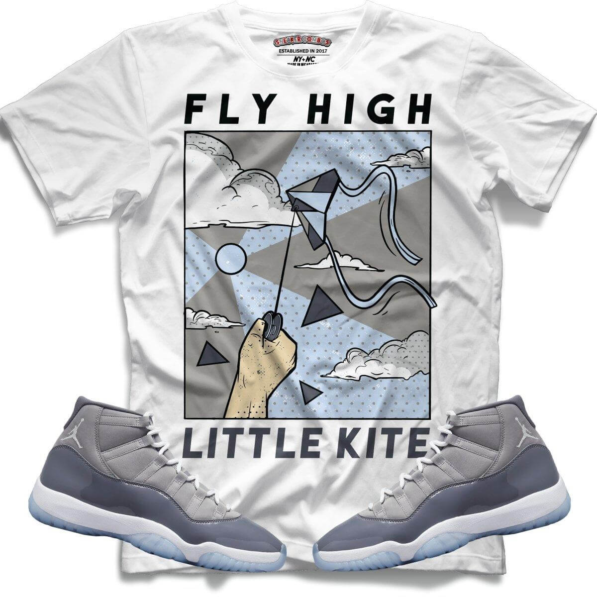Fly High (Retro 11 Cool Grey) T-Shirt