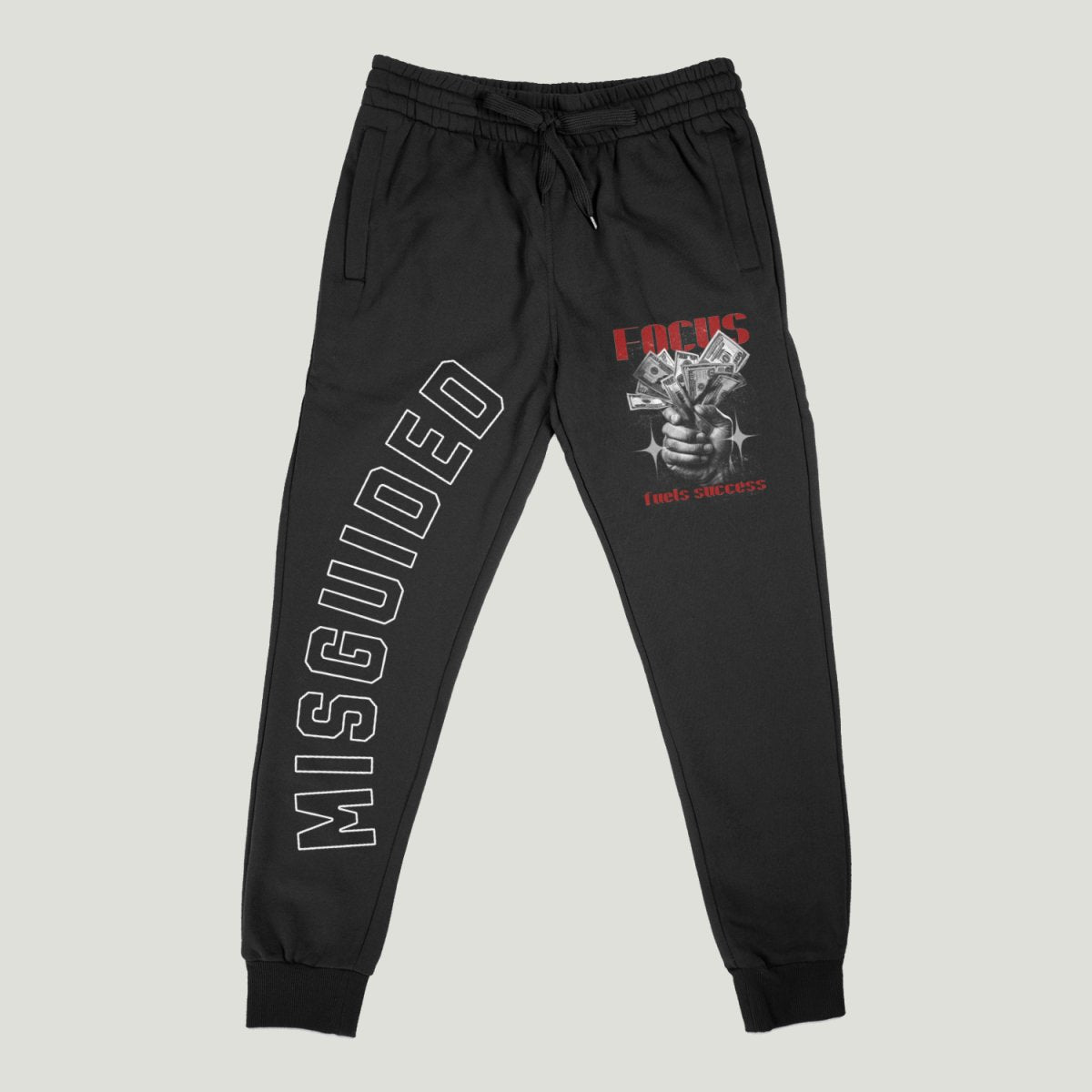Focus Fuels Success (Air Jordan 2 Black Cement) Joggers