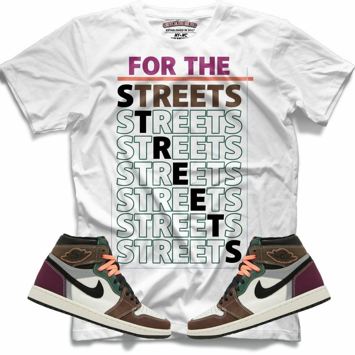 For The Streets (Retro 1 Craft) T-Shirt