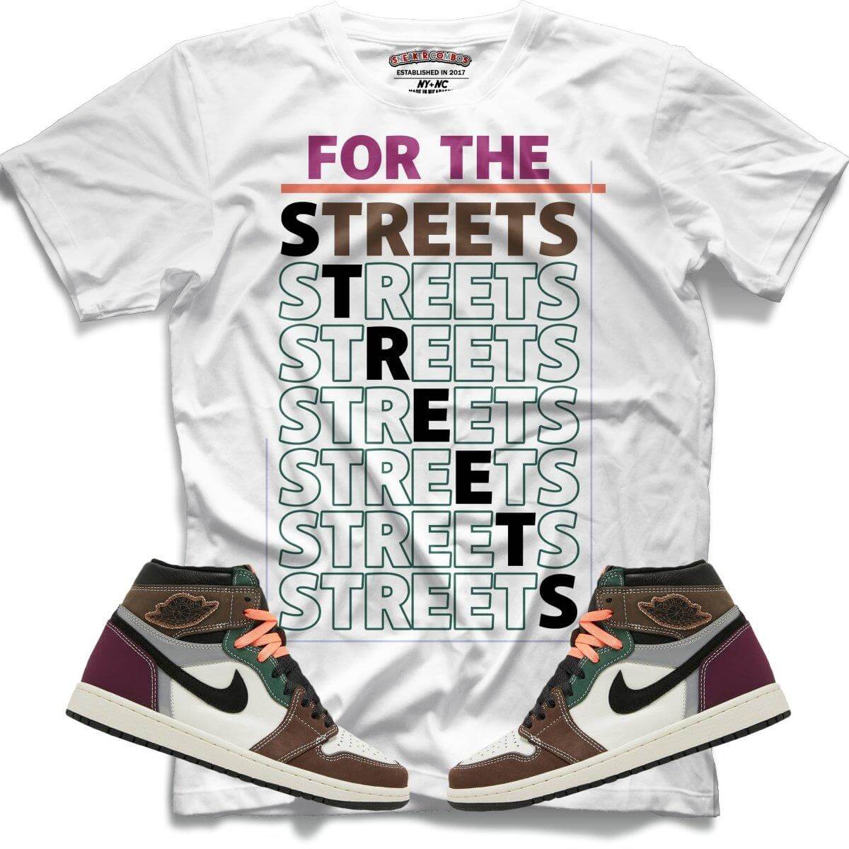 For The Streets (Retro 1 Craft) T-Shirt