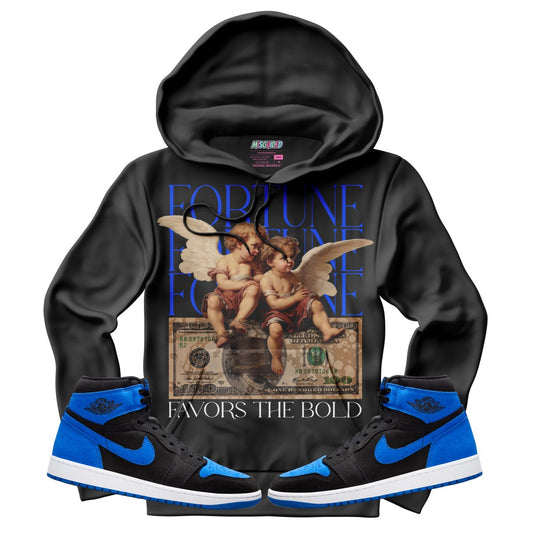 Fortune Favors The Bold (Air Jordan 1 Royal Reimagined) Hoodie