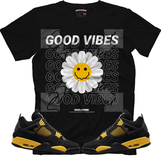 Good Vibes (Air Jordan 4 Thunder) T-Shirt