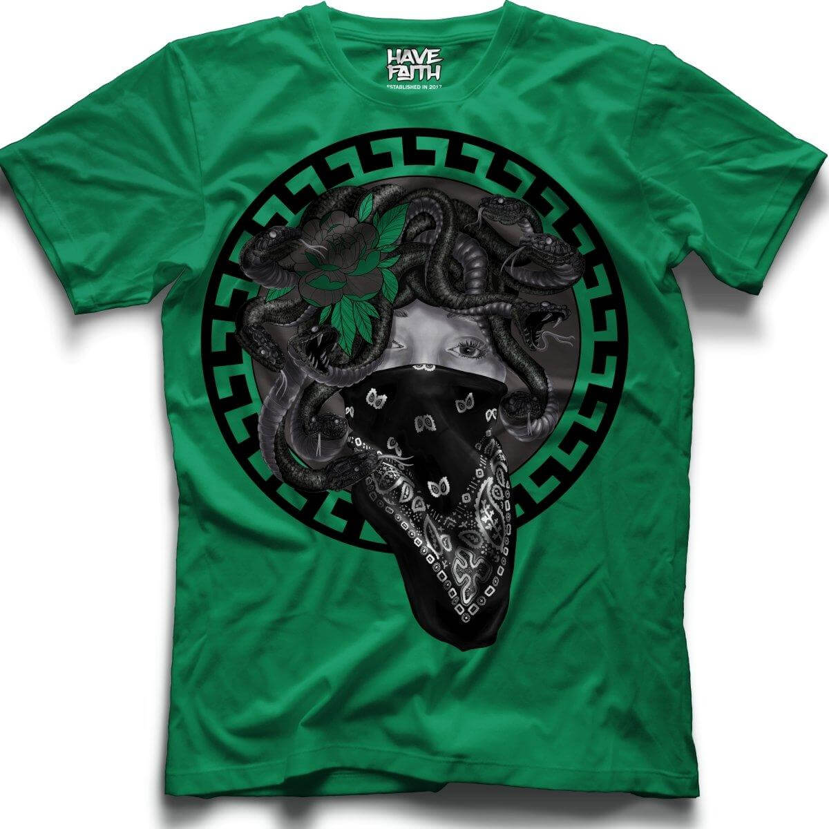 Green Medusa (Pine Green 1's) T-Shirt