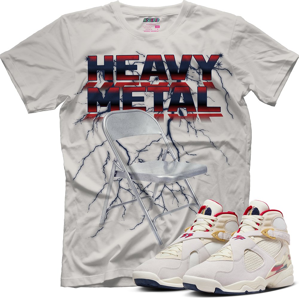 Heavy Metal (SOLEFLY X AIR JORDAN 8 “MI CASA ES SU CASA”) T-Shirt