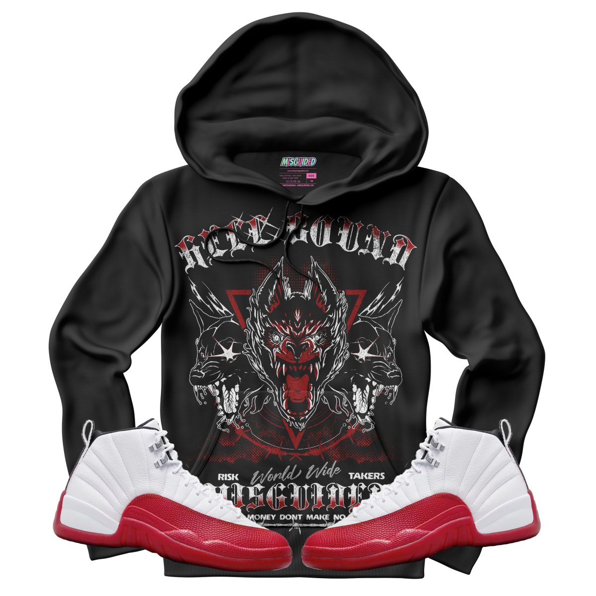 Hell Bound (Air Jordan 12 Cherry) Hoodie