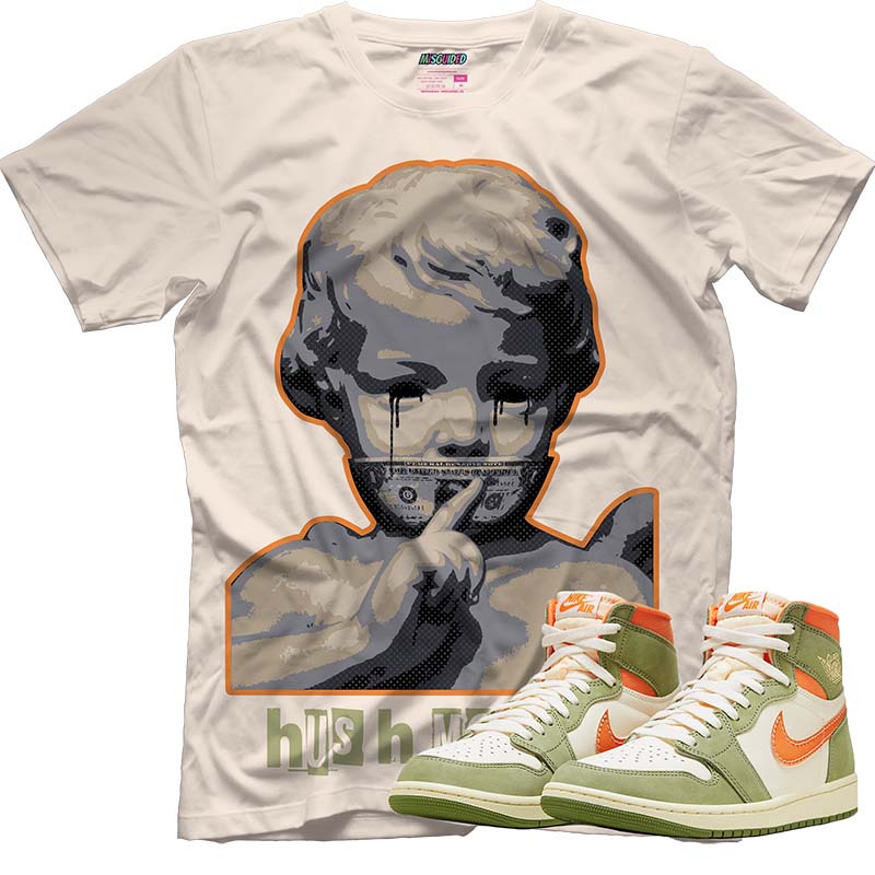 Hush Money (AIR JORDAN 1 HIGH OG CRAFT “CELADON”) T-Shirt