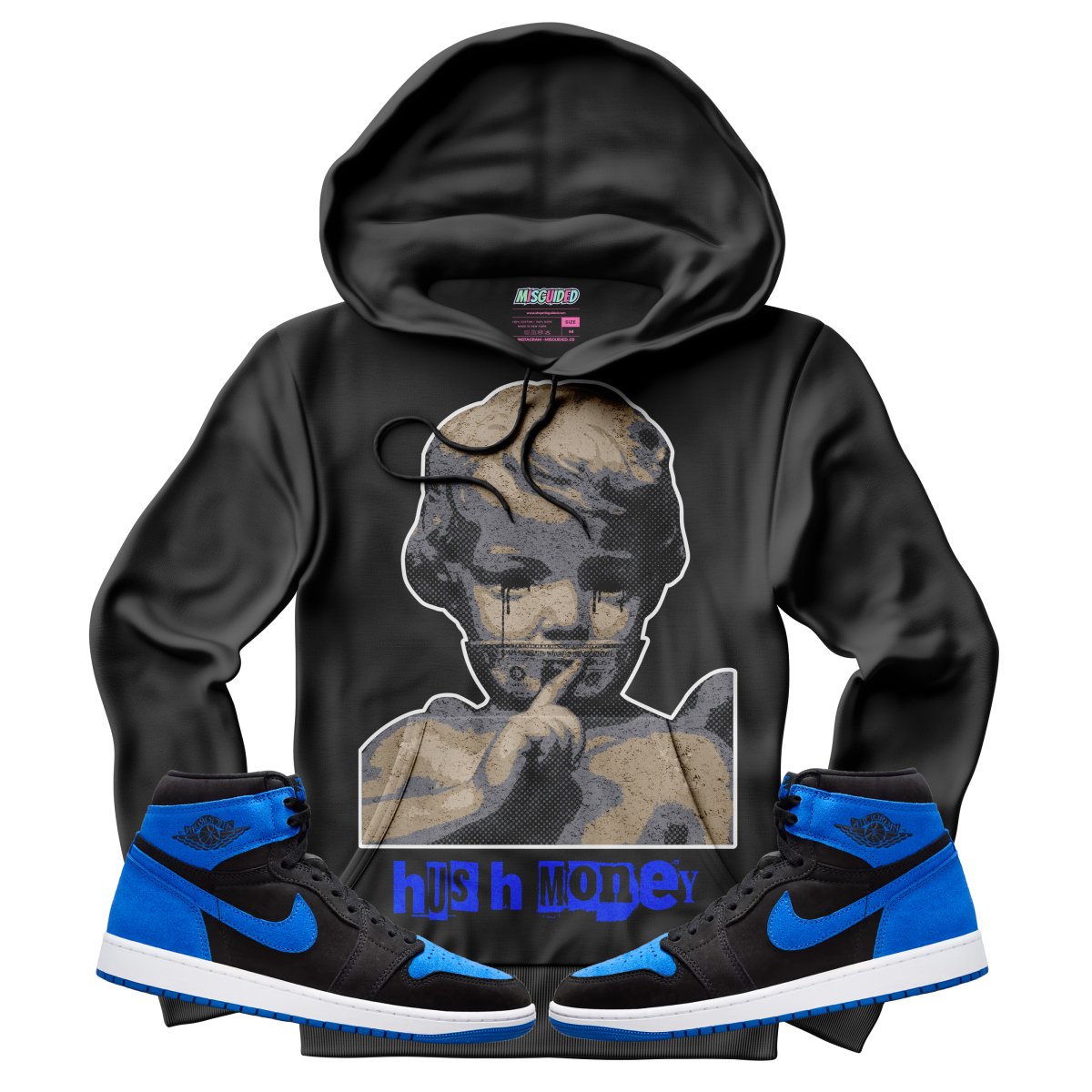 Hush Money (Air Jordan 1 Royal Reimagined) Hoodie