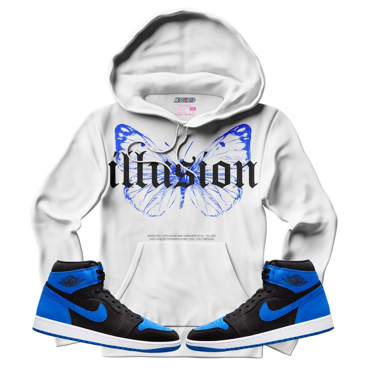 Illusion (Air Jordan 1 Royal Reimagined) Hoodie