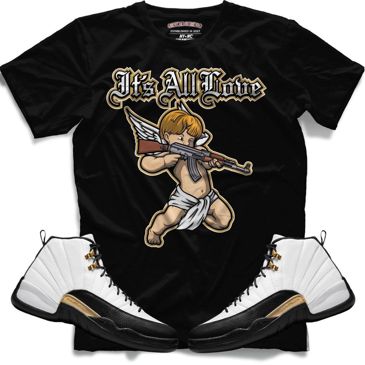 It's All Love (Retro 12 Royalty) T-Shirt