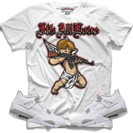 Its All Love (Retro 4 White Oreo) T-Shirt