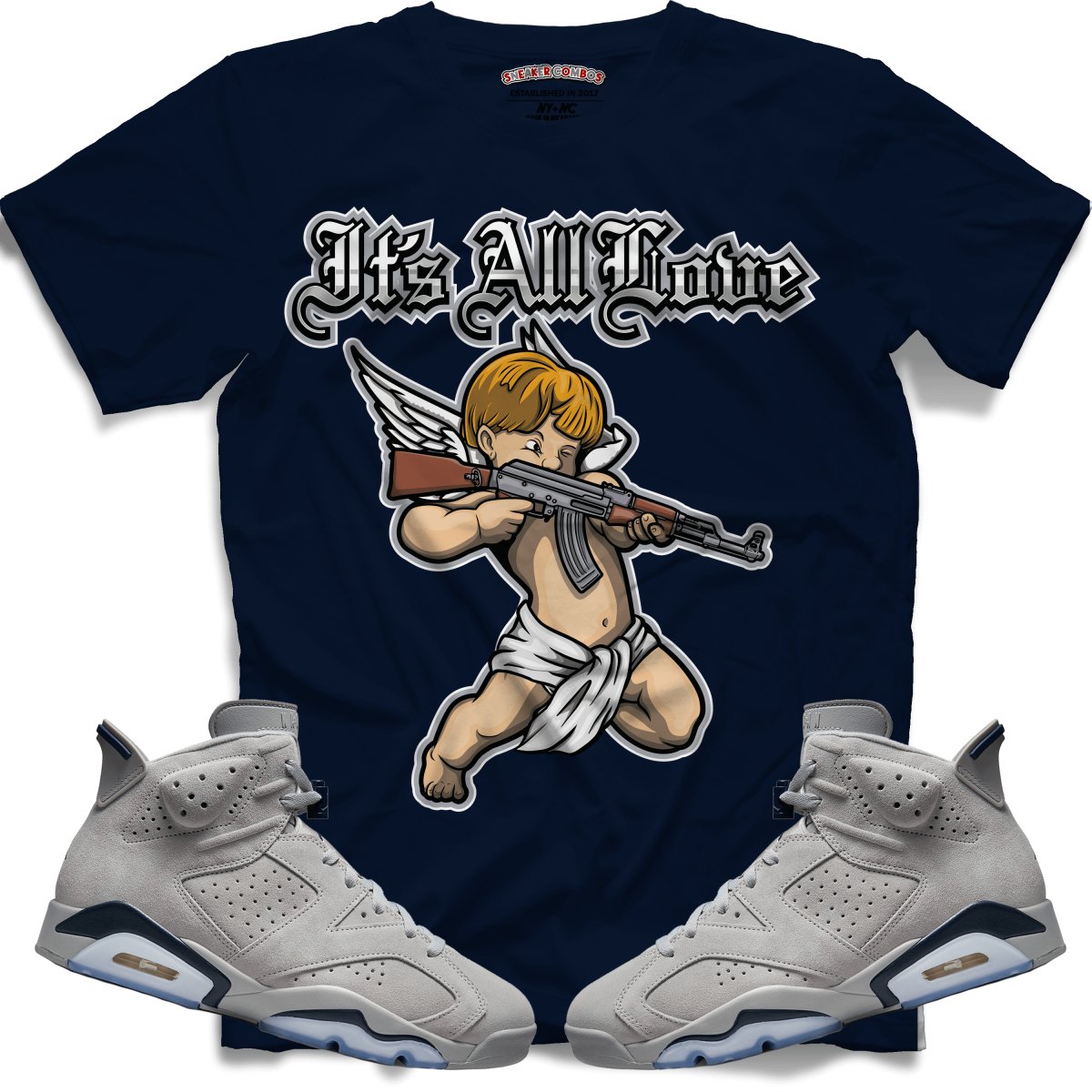 It's All Love (Retro 6 Georgetown) T-Shirt