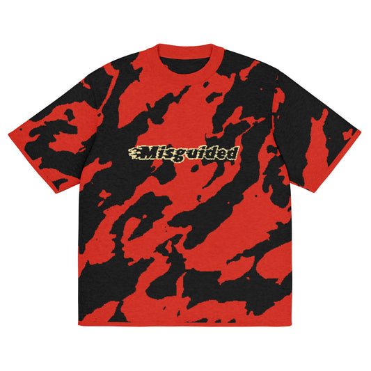 Misguided Camo (Air Jordan 14 Ferrari) Knitted Shirt