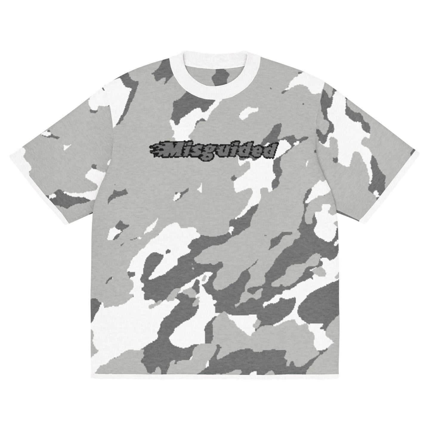 Misguided Camo (Air Jordan 9 Cool Grey) Knitted Shirt