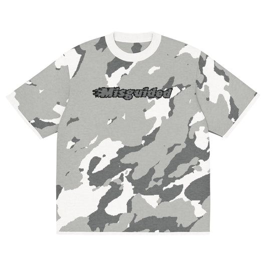 Misguided Camo (Air Jordan 9 Cool Grey) Knitted Shirt