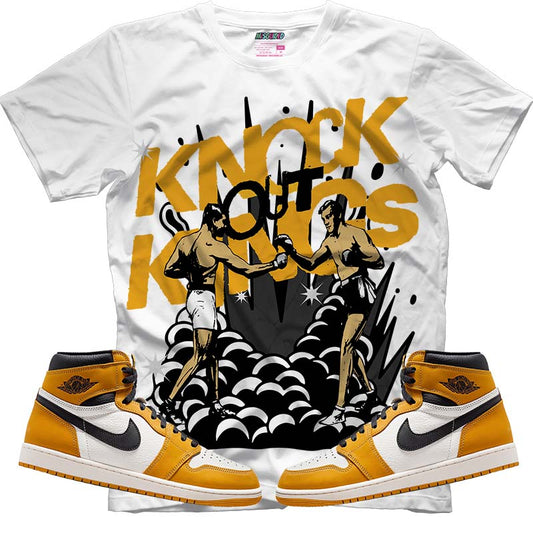 Knock Out Kings (Air Jordan 1 Retro High OG 'Yellow Ochre') T-Shirt