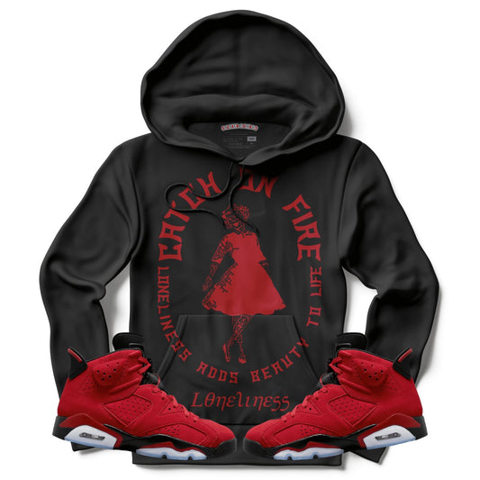 Loneliness Adds Beauty To Life (Air Jordan 6 Toro Bravo) Hoodie