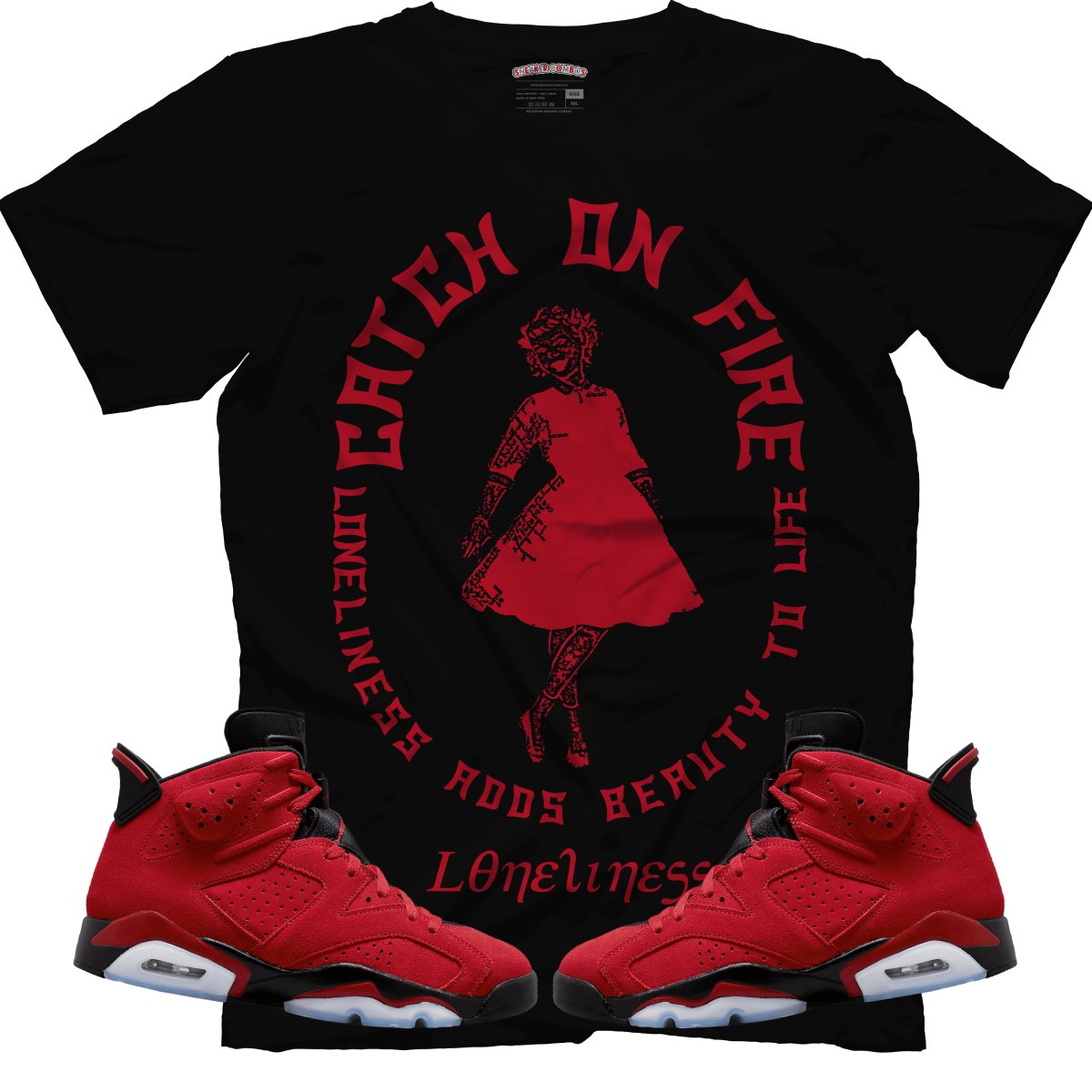 Loneliness Adds Beauty To Life (Air Jordan 6 Toro Bravo) T-Shirt