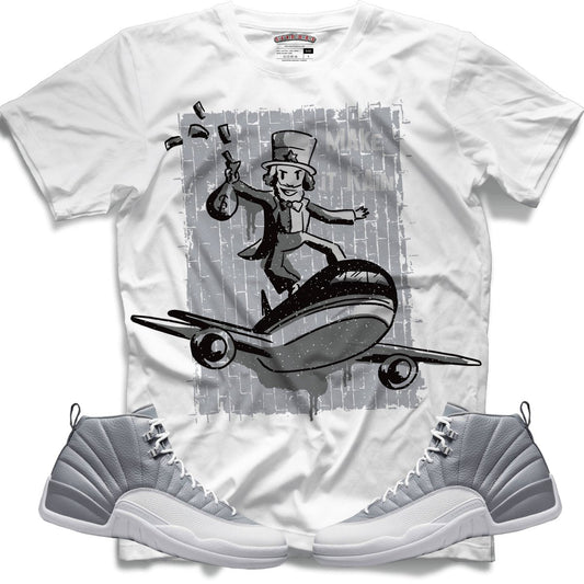 Make It Rain (Retro 12 Stealth) T-Shirt