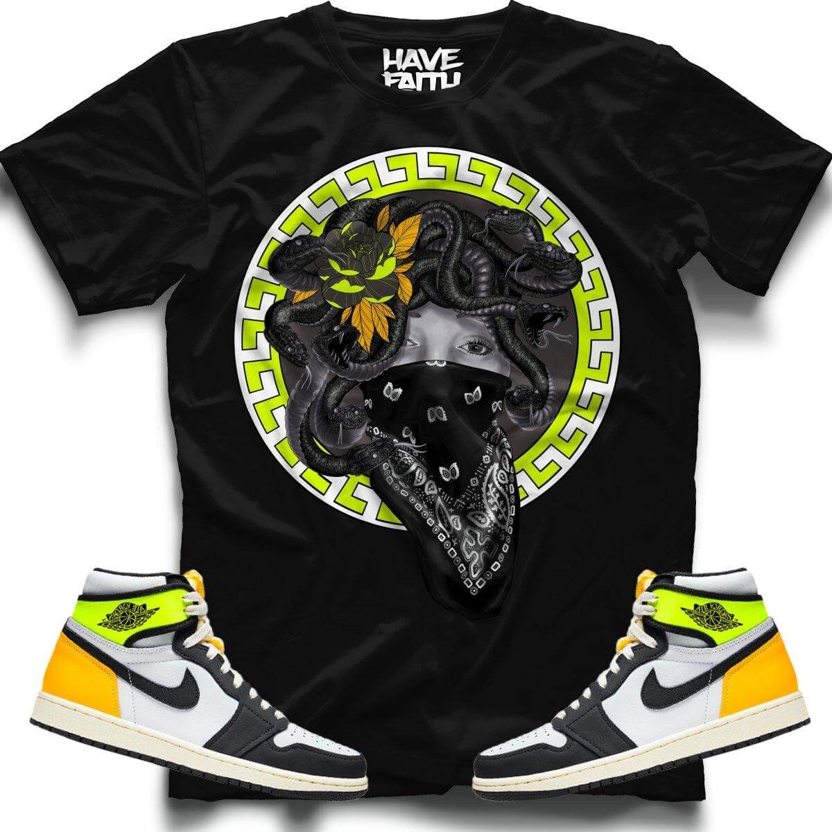 Medusa (Volt Gold Retro 1's) T-Shirt