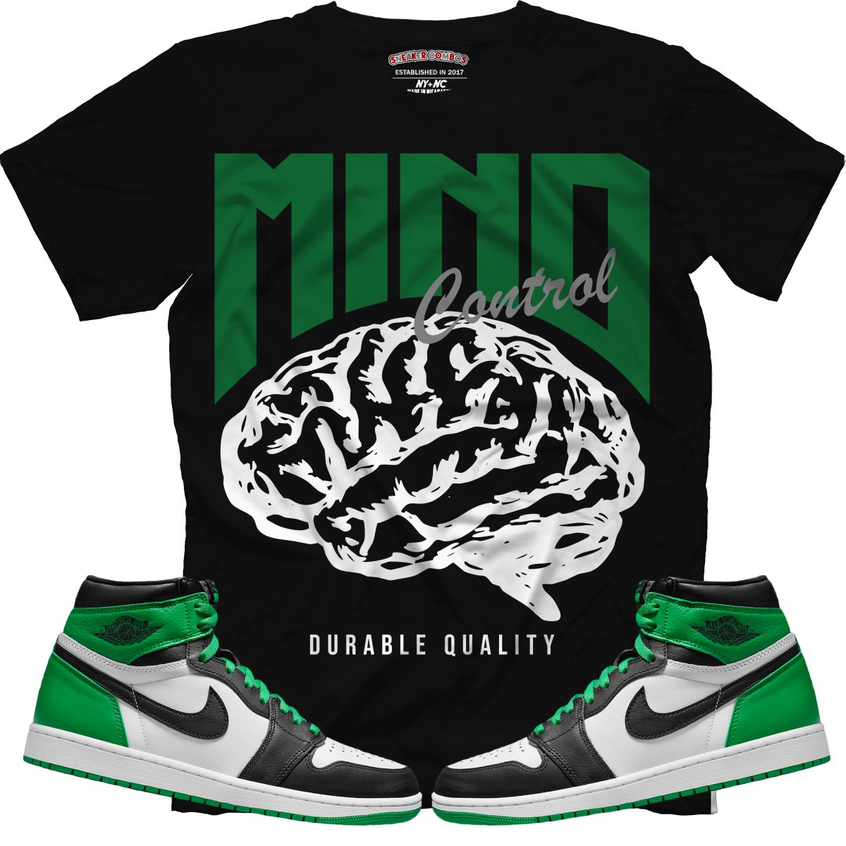 Mind Control (Air Jordan 1 Lucky Green) T-Shirt