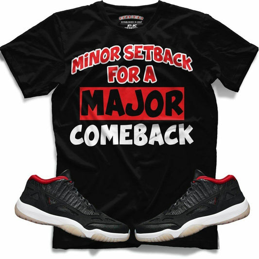 Minor Setback (Retro 11 Low IE Bred) T-Shirt