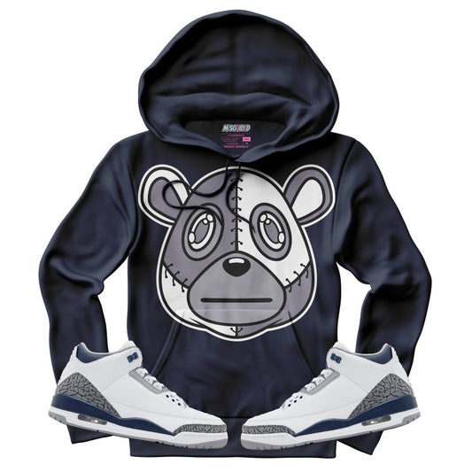 Misguided (Air Jordan 3 White Navy) Hoodie
