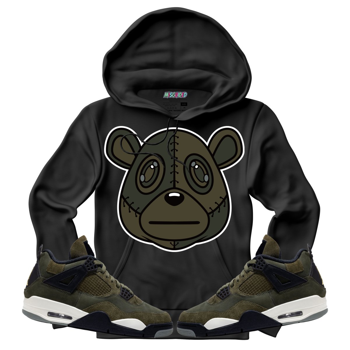Misguided (Air Jordan 4 Craft "Olive") Hoodie