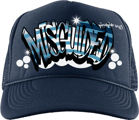 Misguided  (Air Jordan 5 Midnight Navy) Trucker Hat