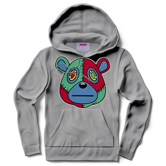 Misguided Chenille Hoodie - Grey