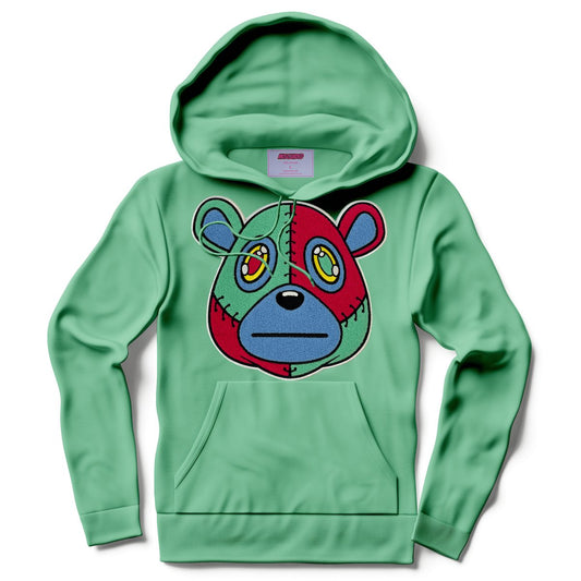 Misguided Chenille Hoodie - Mint