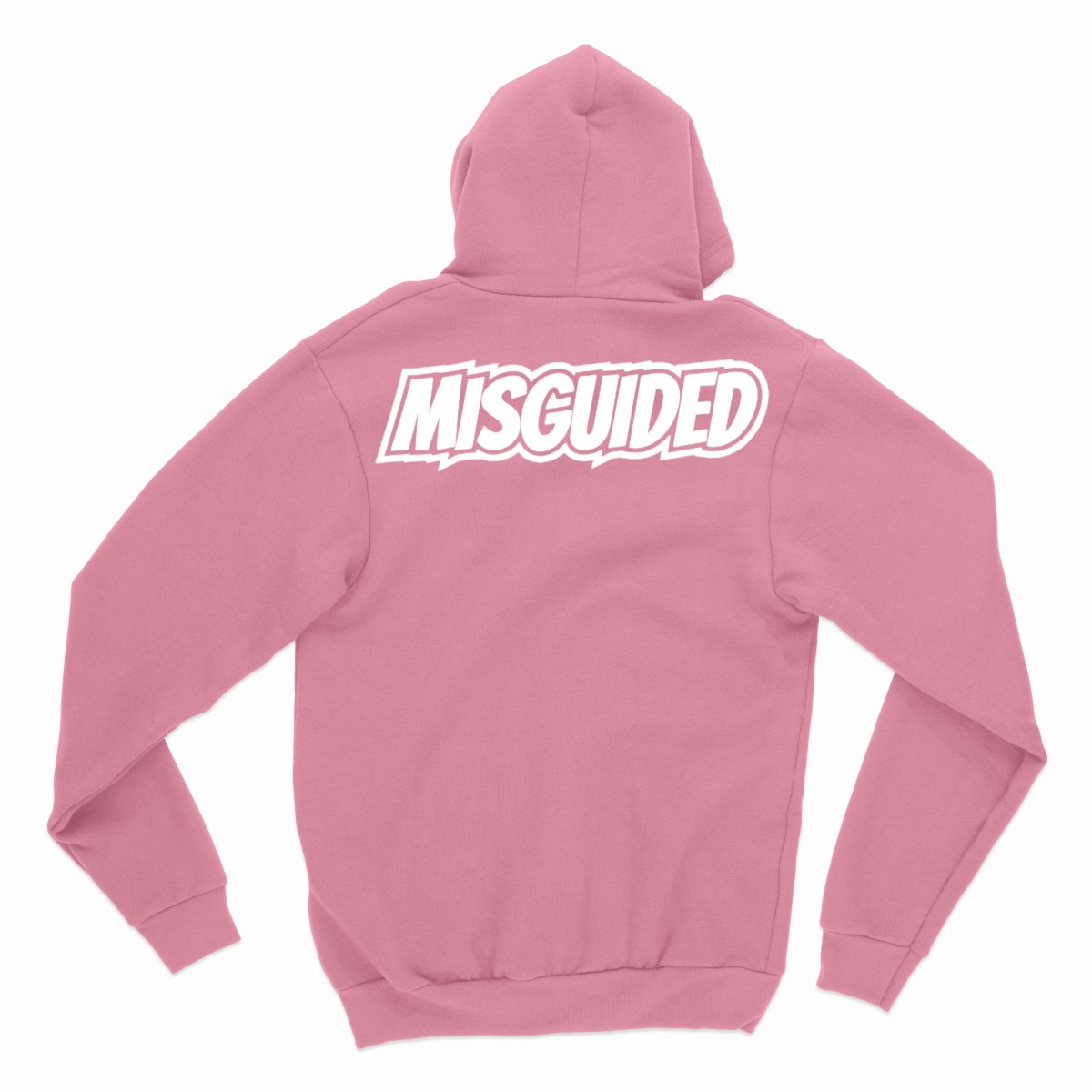 Misguided Chenille Hoodie - Pink