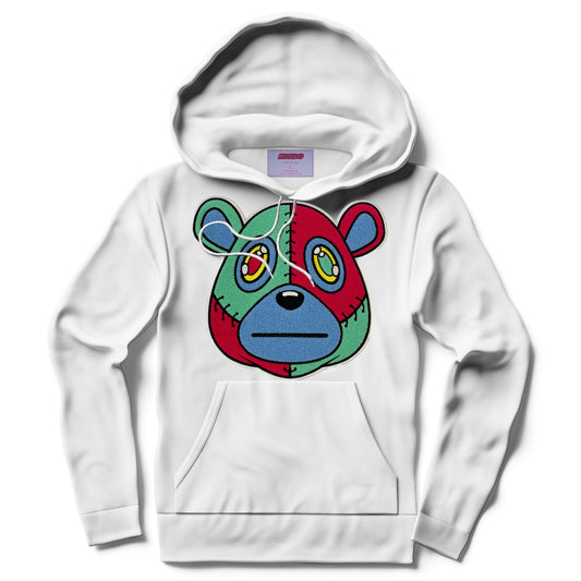 Misguided Chenille Hoodie - White