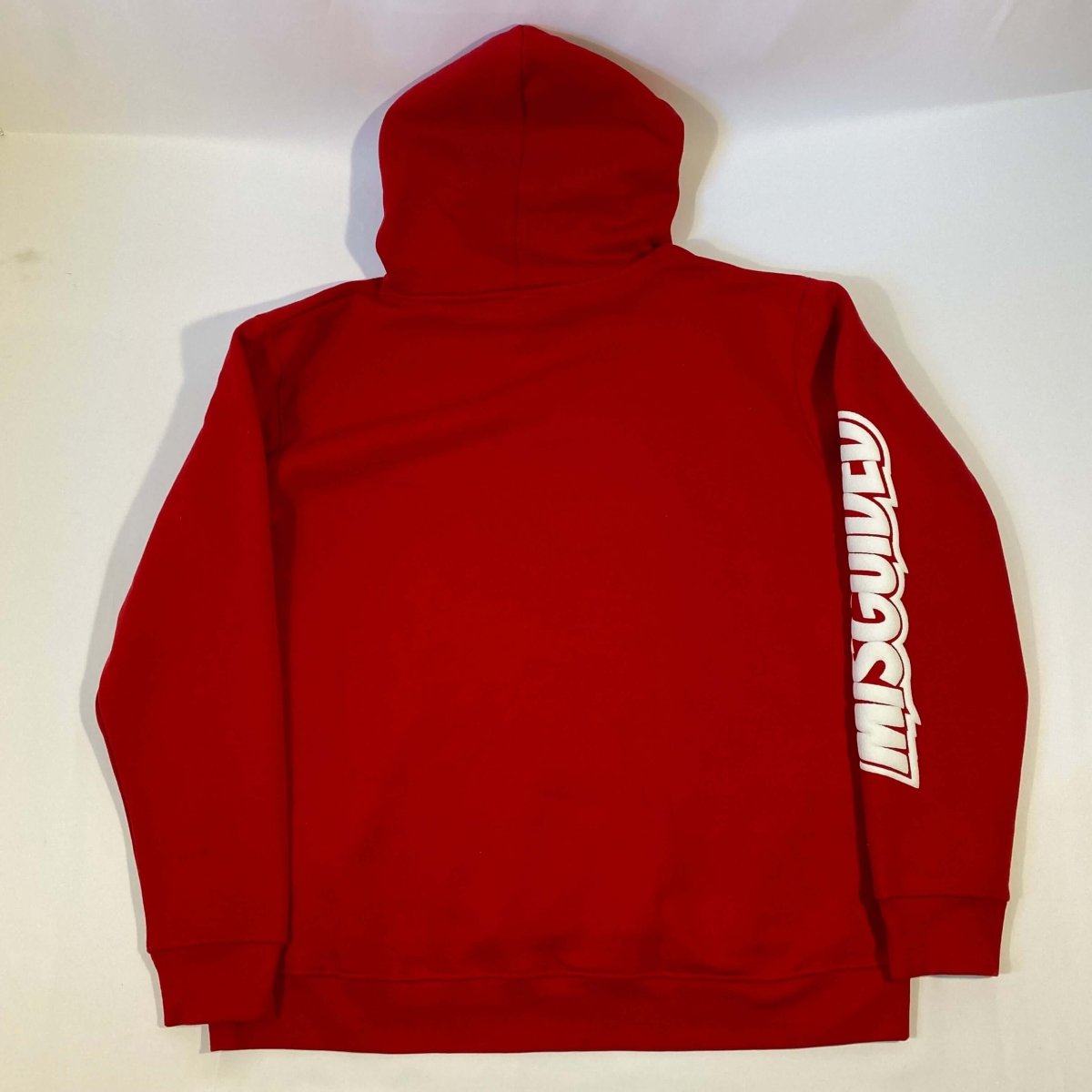 Misguided Chenille (Red Oreo 6's) Hoodie - Red