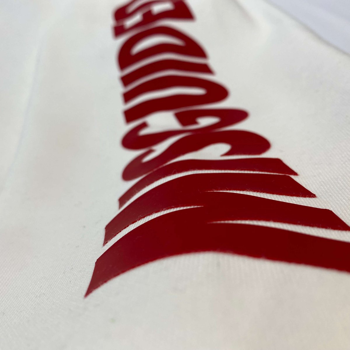 Misguided Chenille (Red Oreo 6's) Hoodie - White