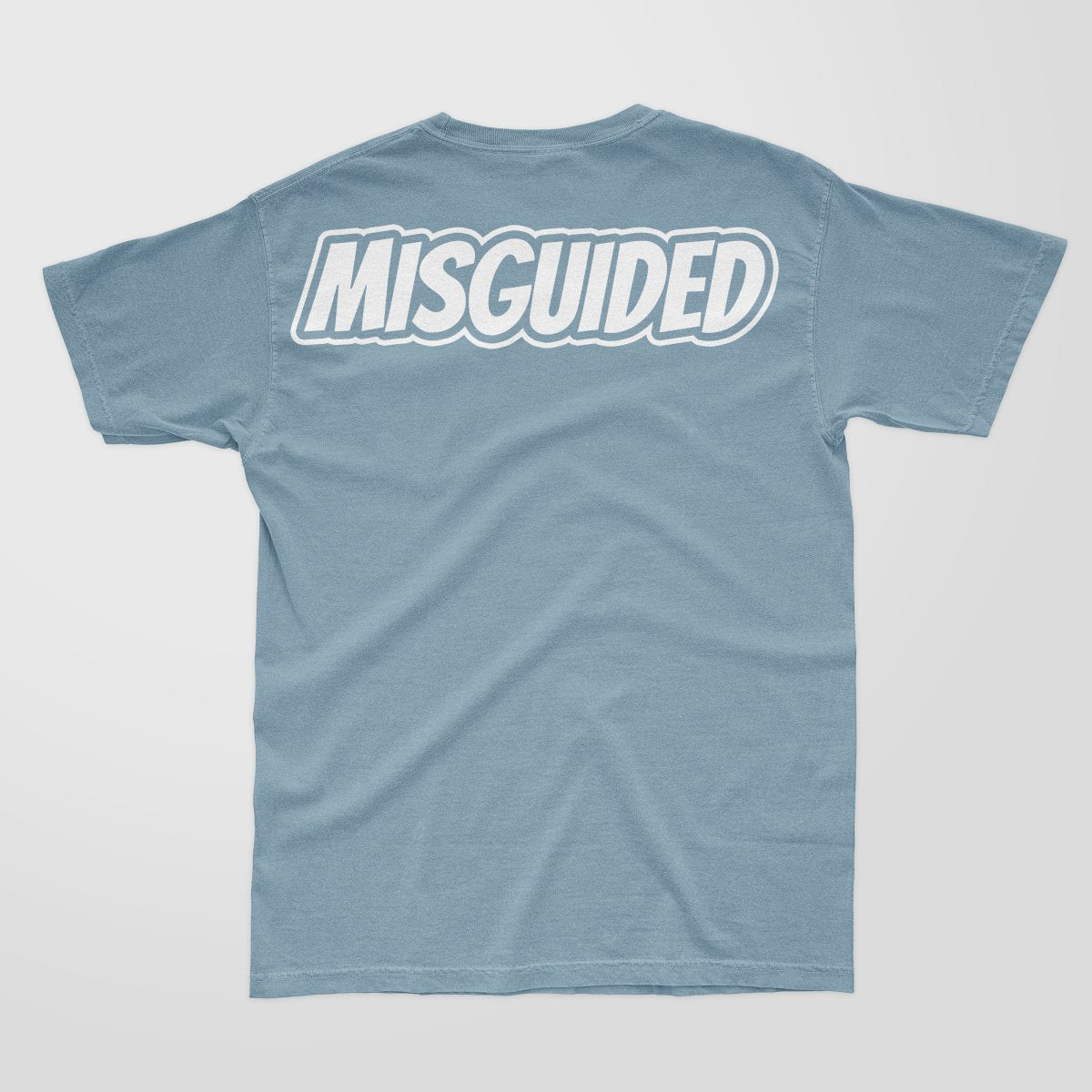 Misguided Chenille (Red Oreo 6's) T-Shirt -  Light Denim