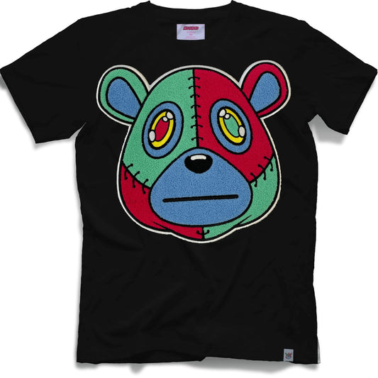 Misguided Chenille T-Shirt - Black