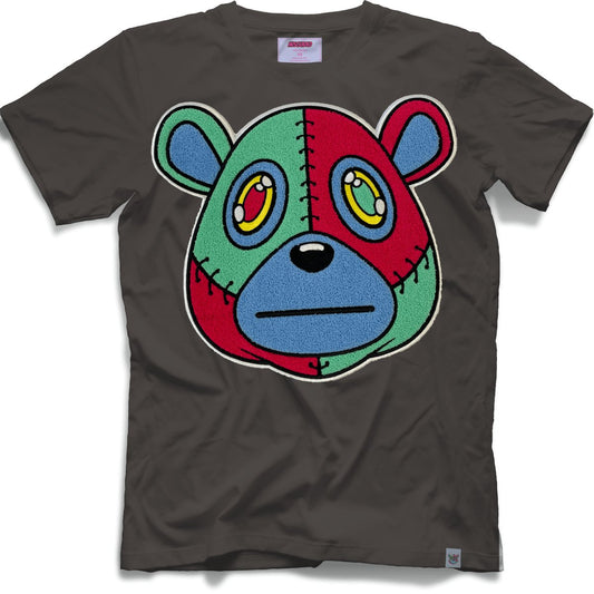 Misguided Chenille T-Shirt - Dark Grey