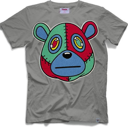 Misguided Chenille T-Shirt - Grey