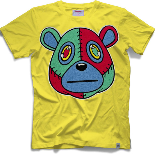 Misguided Chenille T-Shirt - Yellow