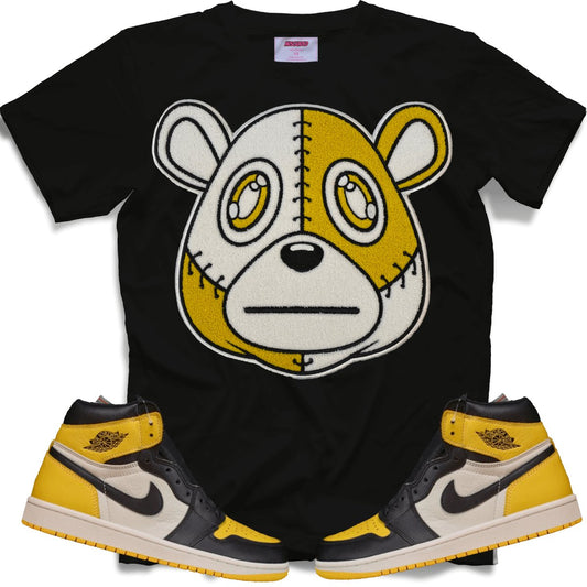 Misguided Chenille (Taxi 1's) T-Shirt -  Black