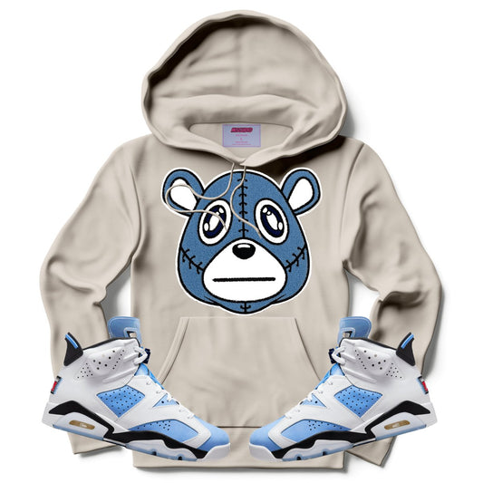 Misguided Chenille (UNC 6's) Hoodie - Sand