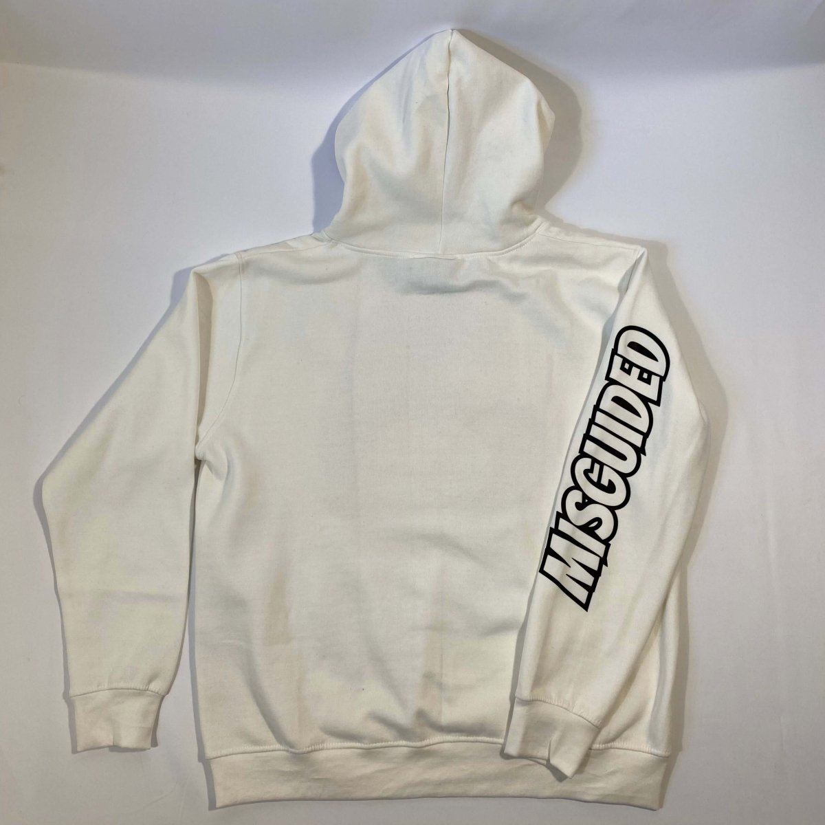Misguided Chenille (UNC 6's) Hoodie - White
