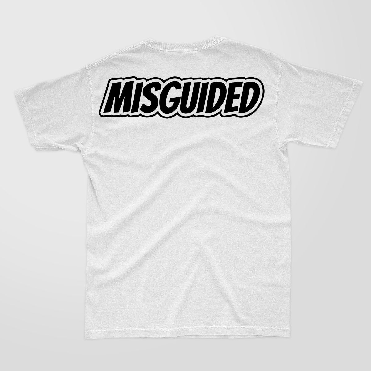 Misguided Chenille (UNC 6's) T-Shirt - White