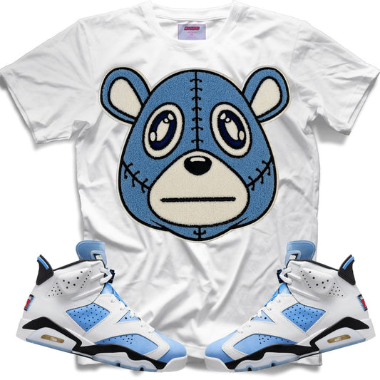 Misguided Chenille (UNC 6's) T-Shirt - White
