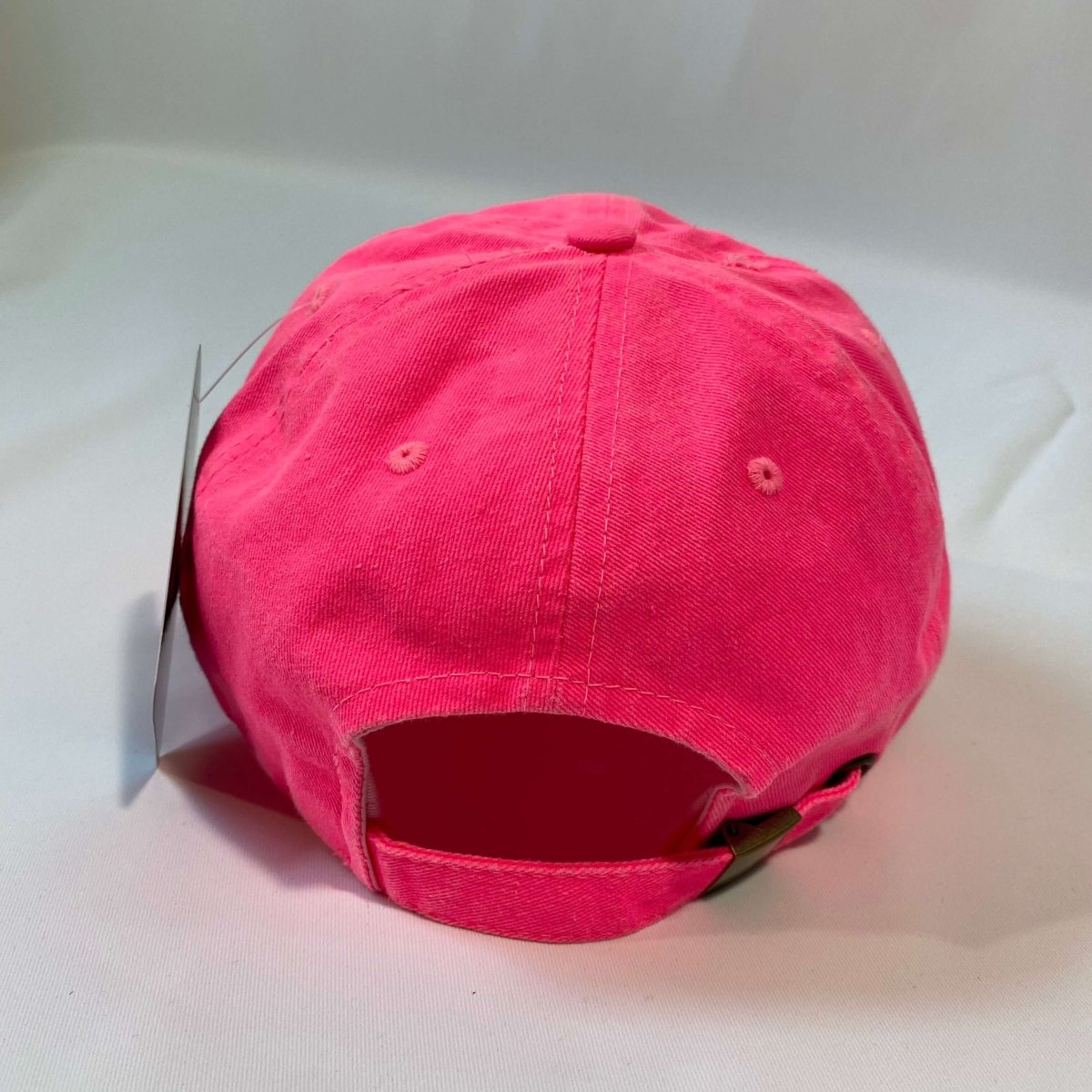 Misguided Distressed Dad Hat - Neon Pink