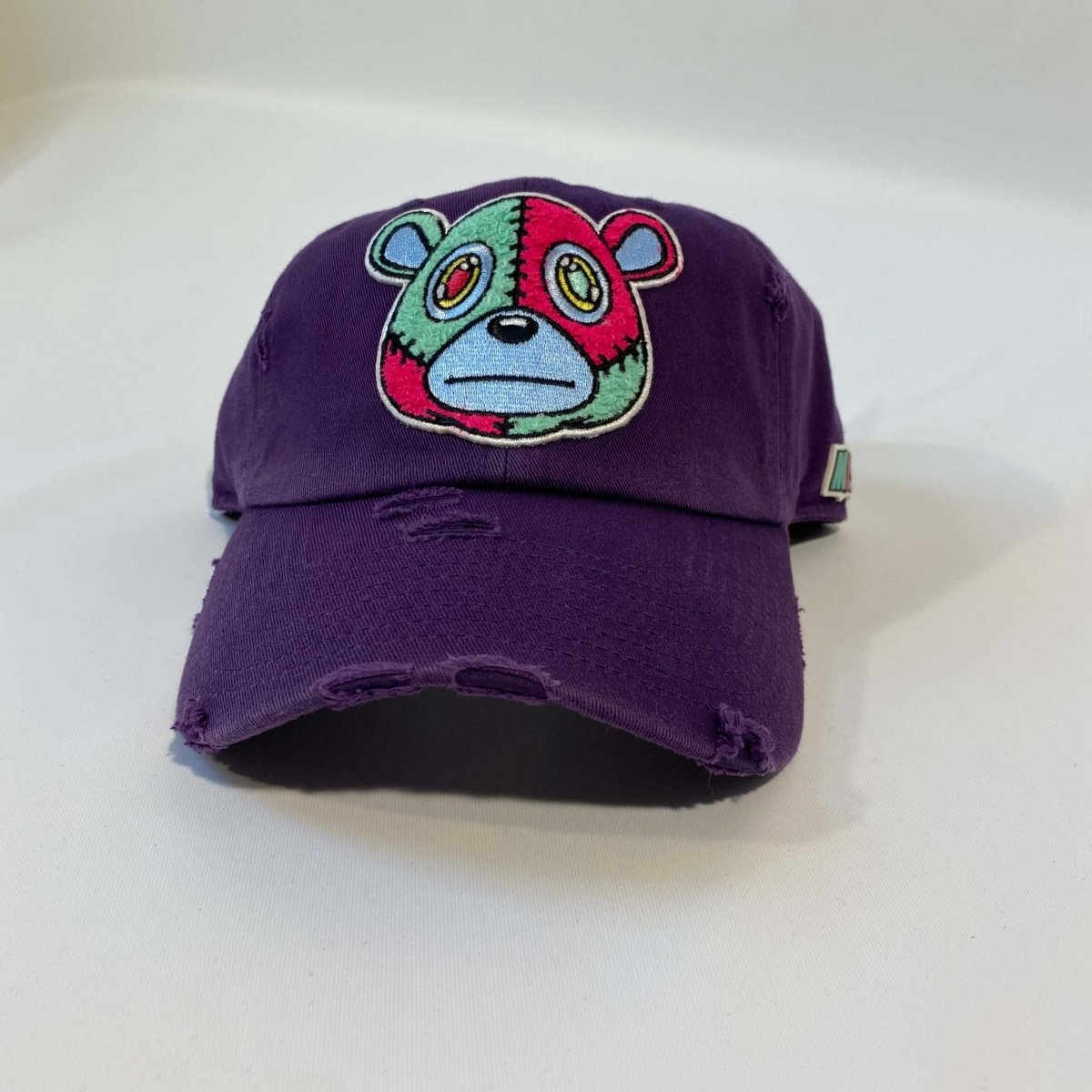 Misguided Distressed Dad Hat - Purple