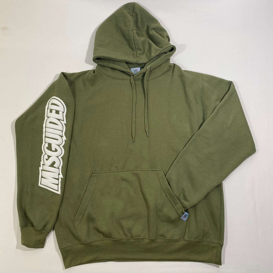 Misguided Hoodie - Olive