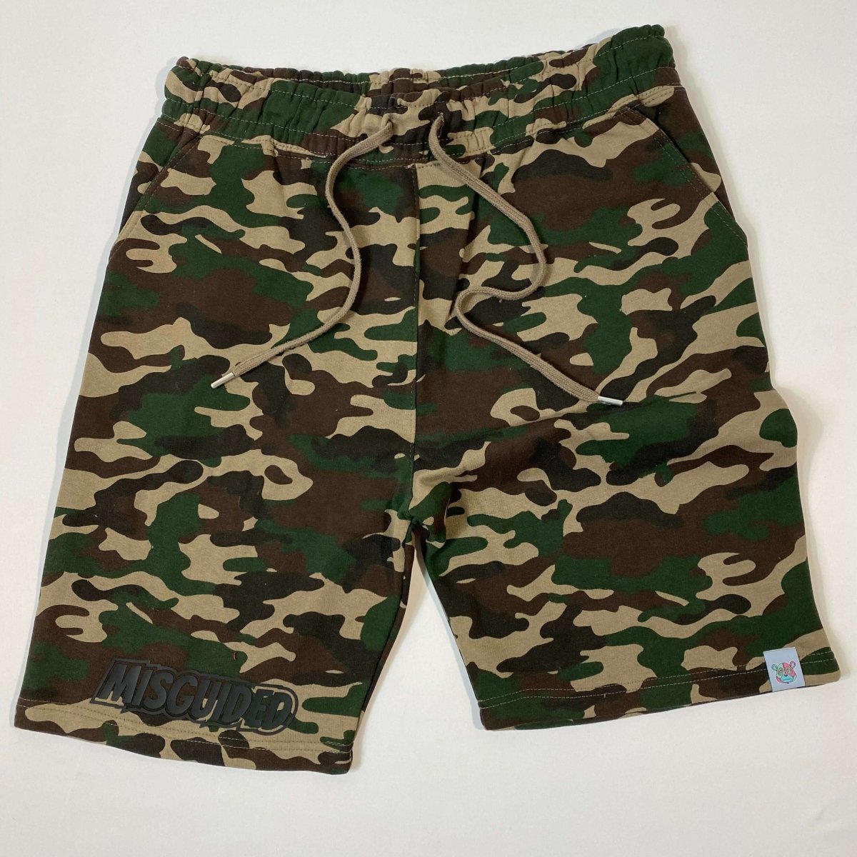 Misguided Jogger Shorts - Camouflage