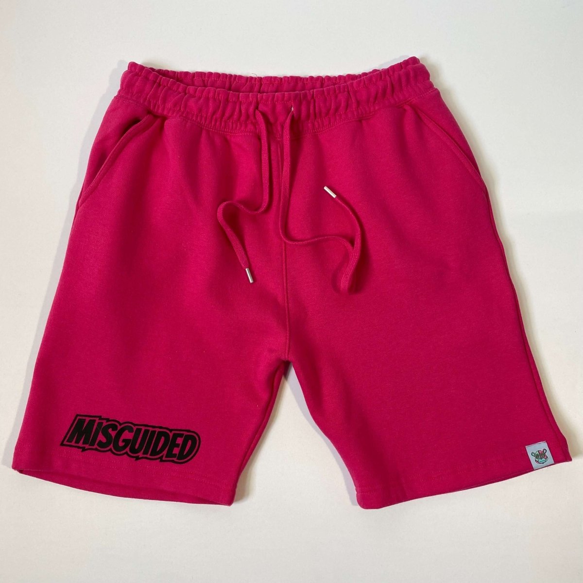 Misguided Jogger Shorts - Hot Pink